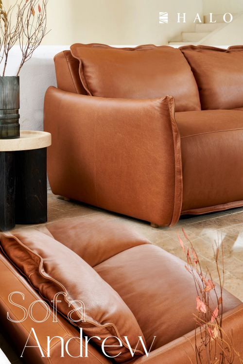 大发黄金版app下载HALO光环家居新品丨ANDREW沙发 在美拉德棕色里感触感(图6)